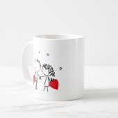 結婚式, バレンタインデー コーヒーマグカップ (正面左)
