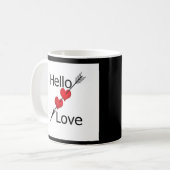 結婚式,バレンタイン,愛 コーヒーマグカップ (正面左)