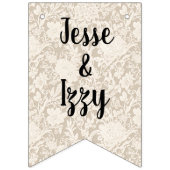 結婚式 バンティングフラッグ (第2の旗)