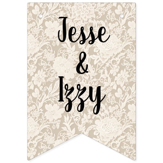 結婚式 バンティングフラッグ (第2の旗)