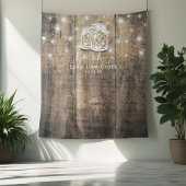 結婚式 フォトブース 背景 木製 メイソンジャー ライト タペストリー