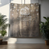 結婚式 フォトブース 背景 木製 メイソンジャー ライト タペストリー