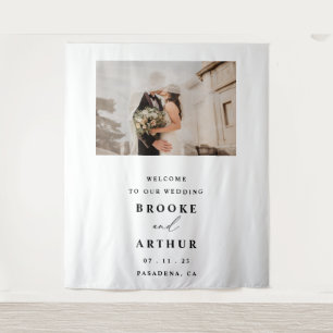 結婚式 フォトブース 背景 素材写真付き タペストリー