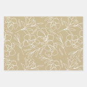 結婚式、ブライズシャワー包装紙セット ラッピングペーパーシート (正面3)