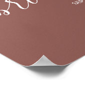 結婚式 ブライズシャワー ウェルカムサイン ポスター (角)