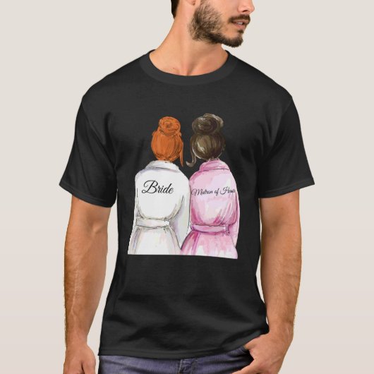 結婚式＆ブライズシャワー  花嫁の介添え人 5 Tシャツ (正面)