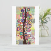 結婚式、ブライダルシャワー招待状の生命の樹 招待状 (スタンド正面)