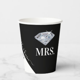 結婚式 ブラック&ホワイト 紙コップ