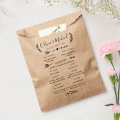 結婚式 プログラムイベント紙吹雪 フェイバーバッグ (封をした状態)
