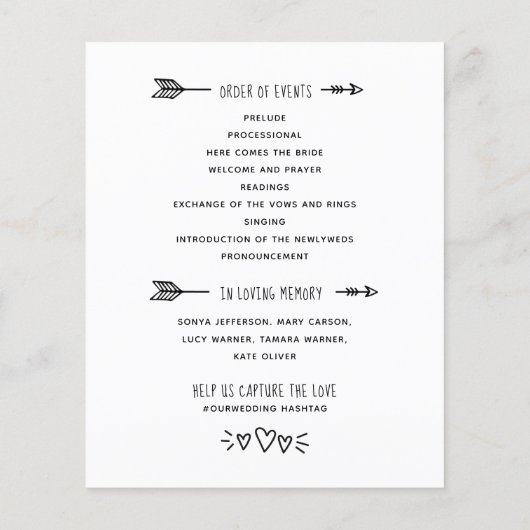 結婚式 プログラムイベント (裏面)