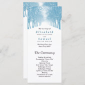 結婚式 プログラムウィンターツリーズアベニューパス プログラム (正面/裏面)