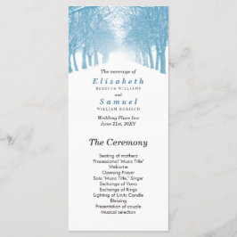 結婚式 プログラムウィンターツリーズアベニューパス プログラム