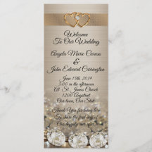 結婚式 プログラムエレガントダイヤモンド