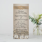 結婚式 プログラムエレガントダイヤモンド プログラム (スタンド正面)