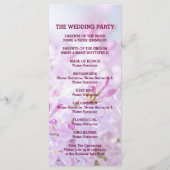 結婚式 プログラムカスタマイズ プログラム (裏面)