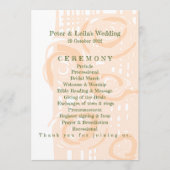 結婚式 プログラムカルチャーモザイクフローラ桃2 プログラム (正面)