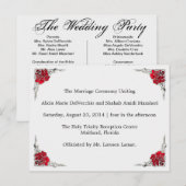 結婚式 プログラムシャリシア ポストカード (正面/裏面)