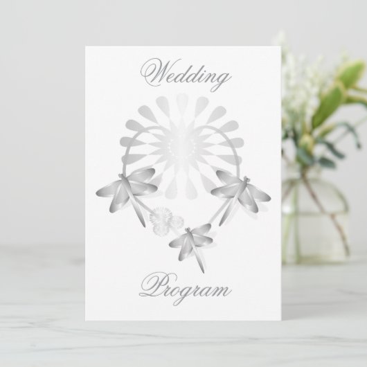 結婚式 プログラムシルバートンフライハート プログラム (スタンド正面)