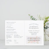 結婚式 プログラムテンプレートのサービス命令 (スタンド正面)