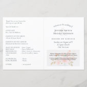 結婚式 プログラムテンプレートのサービス命令 (正面)