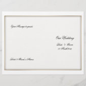 結婚式 プログラムテンプレート (裏面)