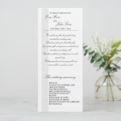 結婚式 プログラムテンプレート 招待状 (スタンド正面)