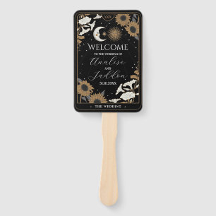 結婚式 プログラムハンドファンタロットサンムーンスピリッツ ハンドファン