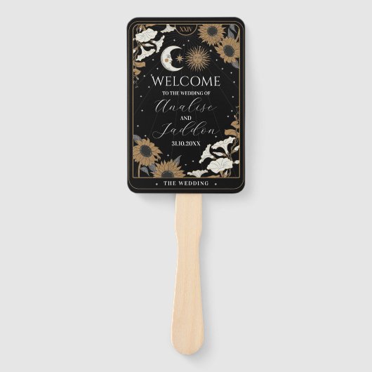 結婚式 プログラムハンドファンタロットサンムーンスピリッツ ハンドファン (正面)