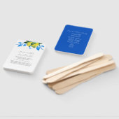 結婚式 プログラムファンボタニカルレモ葉ン ハンドファン (組立なし)