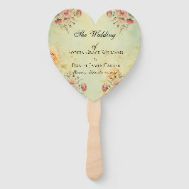 結婚式 プログラムファン ハンドファン