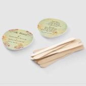 結婚式 プログラムファン ハンドファン (組立なし)