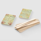 結婚式 プログラムファン ハンドファン (組立なし)