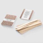 結婚式 プログラムファン – バラ金ゴールドグリッターFab ハンドファン (組立なし)