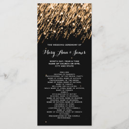 結婚式 プログラムフォールスター金ゴールド プログラム