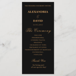 結婚式 プログラムブラックレッドダークフローラ プログラム