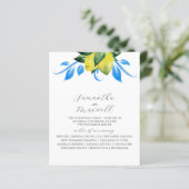 結婚式 プログラムボタニカルレモ葉ン (スタンド正面)