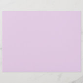 結婚式 プログラムマゼンタフローリッシュトリフォールドテンプレート (裏面)