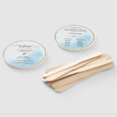 結婚式 プログラムモダンハンドファン ハンドファン (組立なし)