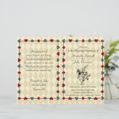 結婚式 プログラム式，不思議の国のアリス (スタンド正面)