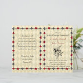 結婚式 プログラム式，不思議の国のアリス (スタンド正面)