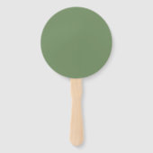 結婚式 プログラム扇状花 ハンドファン (裏面)