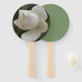 結婚式 プログラム扇状花 ハンドファン (正面&裏面)