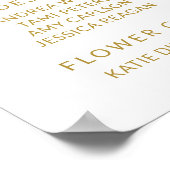 結婚式 プログラム記号サイズ金ゴールド書道 ポスター (角)