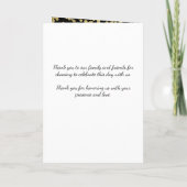 結婚式 プログラム金箔紙吹雪 プログラム (裏面)