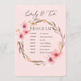 結婚式 プログラム