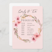 結婚式 プログラム (正面/裏面)