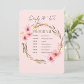 結婚式 プログラム (スタンド正面)