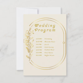 結婚式 プログラム