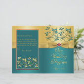 結婚式 プログラム (スタンド正面)