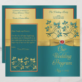 結婚式 プログラム (正面/裏面)